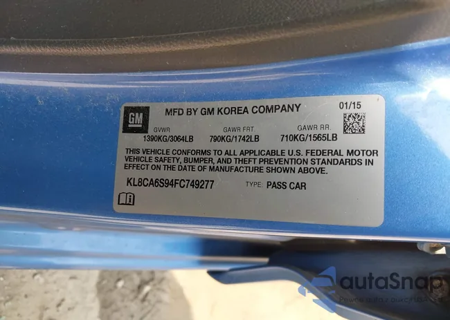 KL8CA6S94FC749277: 42384853