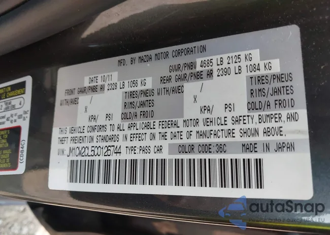 JM1CW2CL5C0126744: 42385667