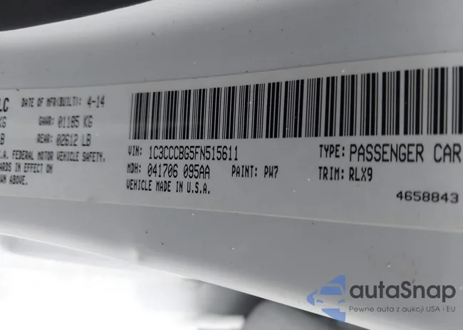 1C3CCCBG5FN515611: 42386899