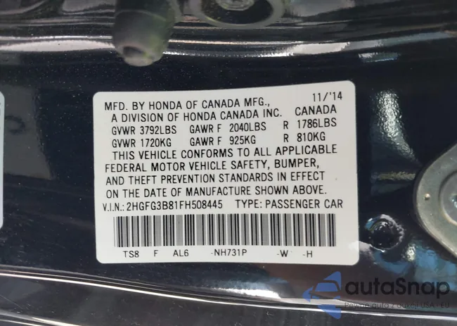 2HGFG3B81FH508445: 42387918