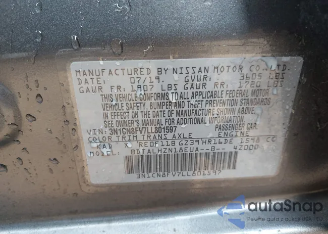 3N1CN8FV7LL801597: 42388068