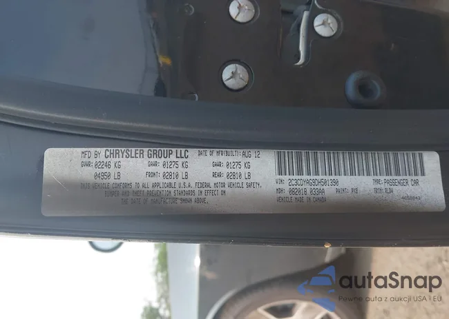 2C3CDYAG9DH501390: 42388110