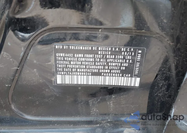 3VWPL7AJ9DM686240: 42388114