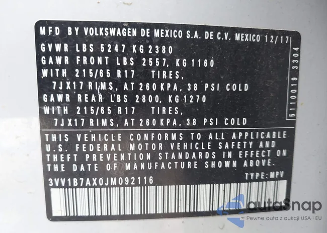 3VV1B7AX0JM092116: 42388339