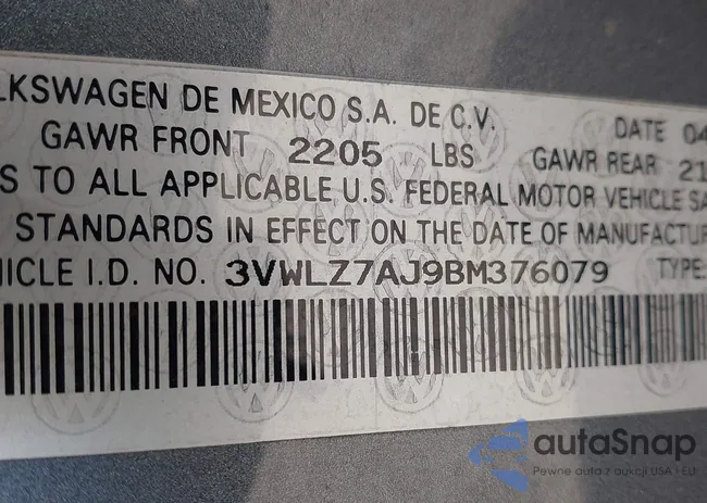 3VWLZ7AJ9BM376079: 42388381