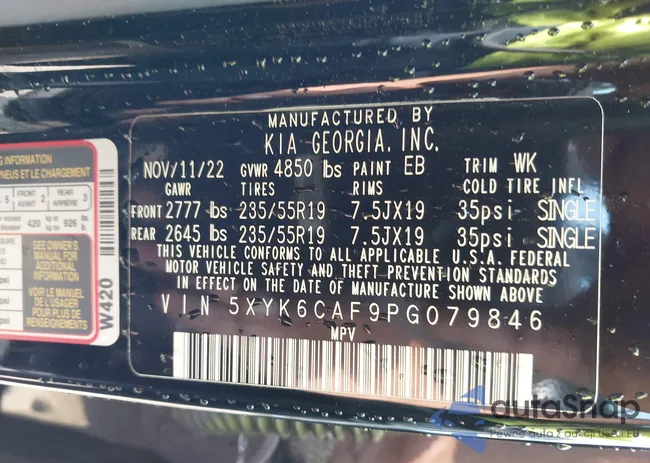 5XYK6CAF9PG079846: 42388409