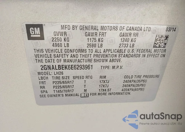 2GNALBEK6E6293961: 42388439