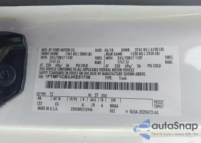 1FTMF1CB3JKE51738: 42387561