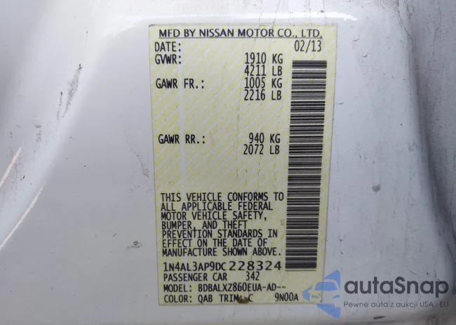 1N4AL3AP9DC228324: 42387586