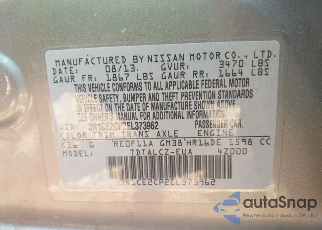 3N1CE2CP2EL373962: 42387587