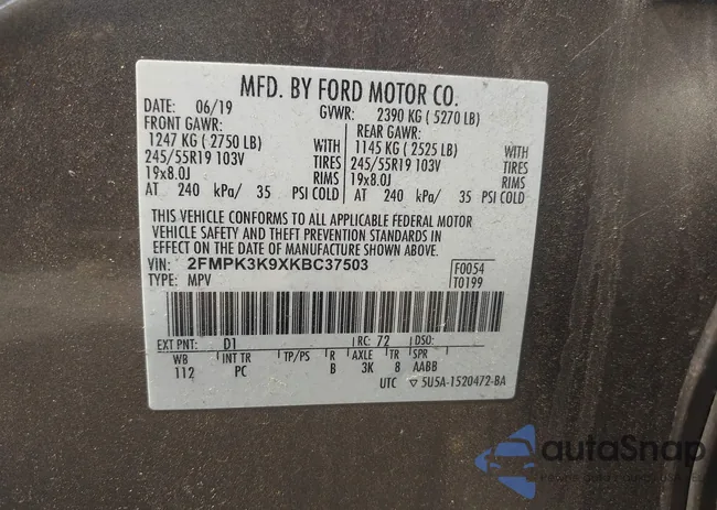 2FMPK3K9XKBC37503: 42387631