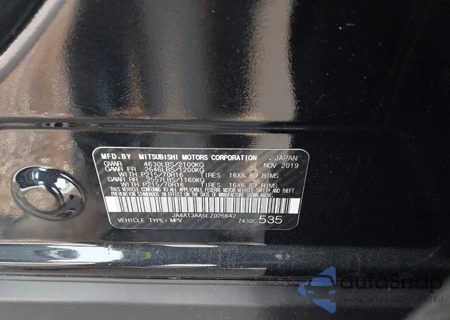 JA4AT3AA5LZ026642: 42387742