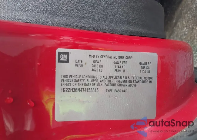 1G2ZH36N474153315: 42388959