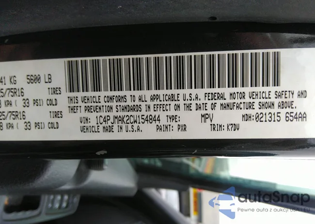 1C4PJMAK2CW154844: 42389033