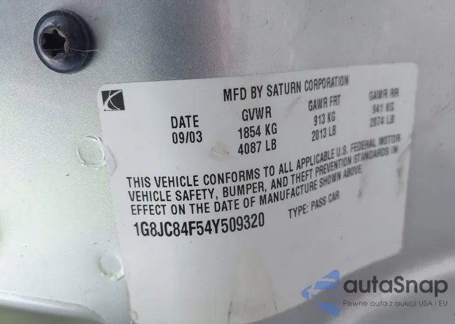 1G8JC84F54Y509320: 42389064