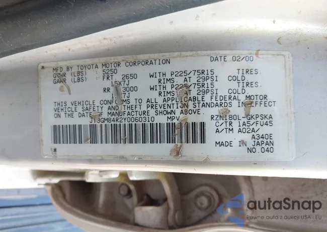 JT3GM84R2Y0060310: 42389206