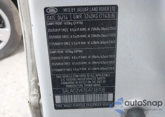 SALAC2V67EA718708: 42389239