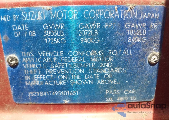 JS2YB417495101631: 42388615