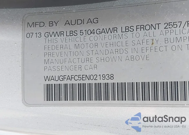 WAUGFAFC5EN021938: 42388632