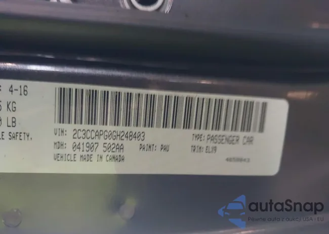 2C3CCAPG0GH248403: 42388817