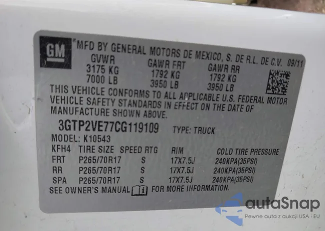 3GTP2VE77CG119109: 42388856