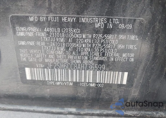 JF2SH6CC8AH736599: 42390114