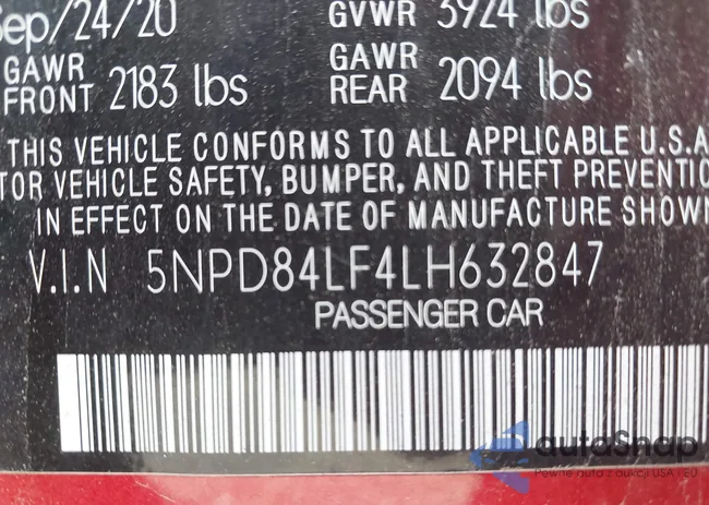 5NPD84LF4LH632847: 42390195