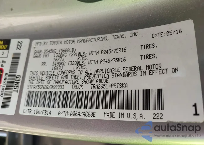 5TFAX5GN2GX069983: 42390277