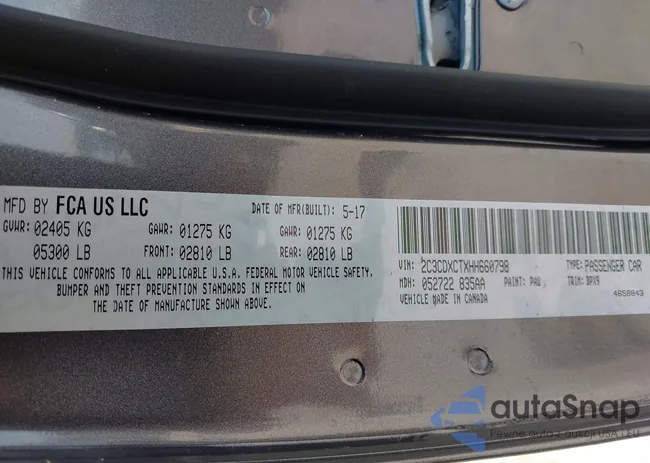 2C3CDXCTXHH660798: 42390336