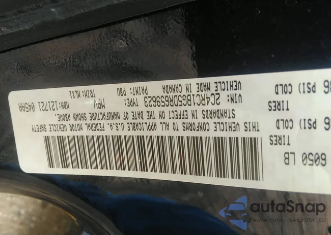 2C4RC1BG5DR659623: 42390387