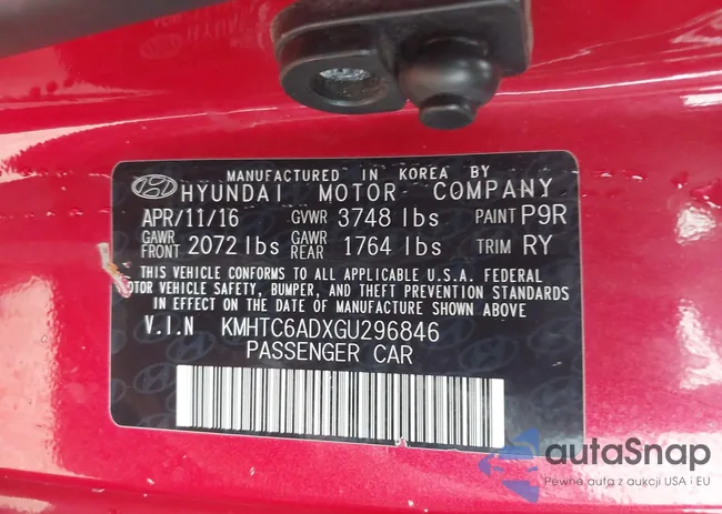 KMHTC6ADXGU296846: 42390422