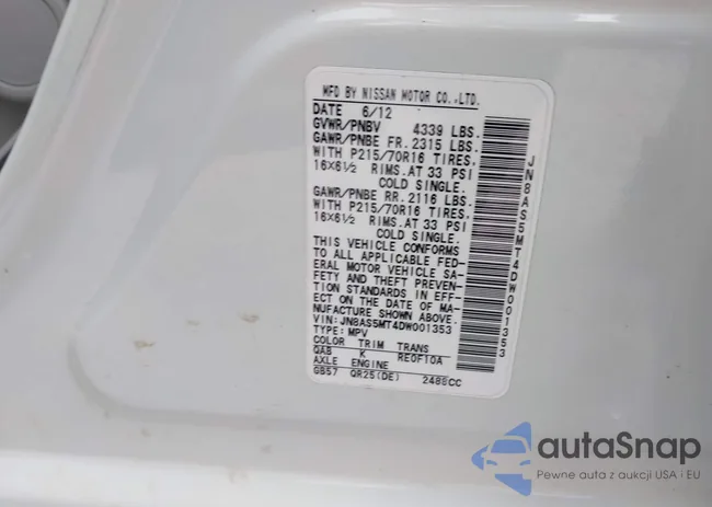 JN8AS5MT4DW001353: 42389808