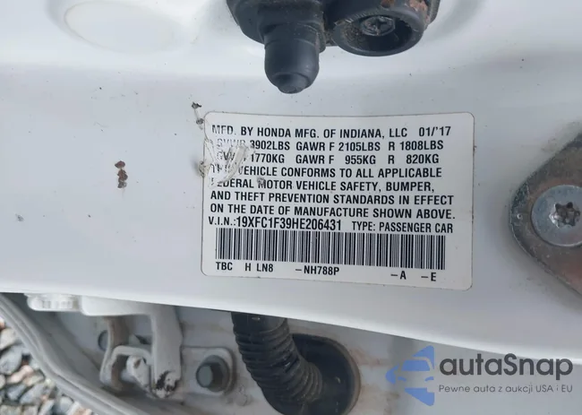 19XFC1F39HE206431: 42391302