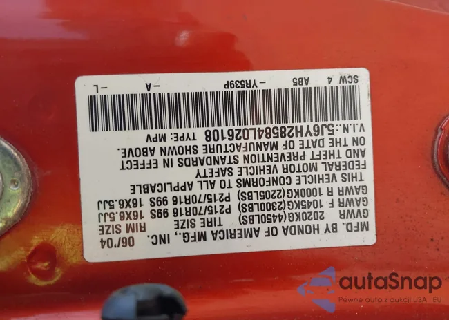 5J6YH28584L026108: 42391346