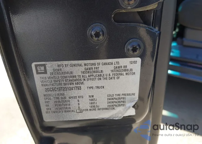 2GCEC19T231241793: 42391355