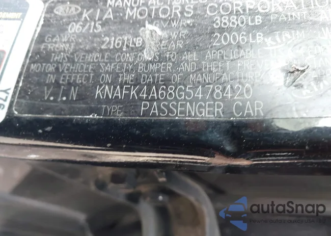 KNAFK4A68G5478420: 42390474