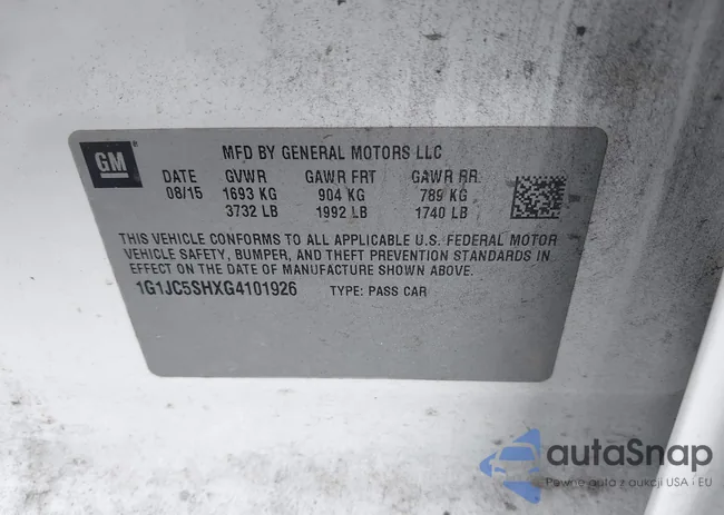 1G1JC5SHXG4101926: 42390512