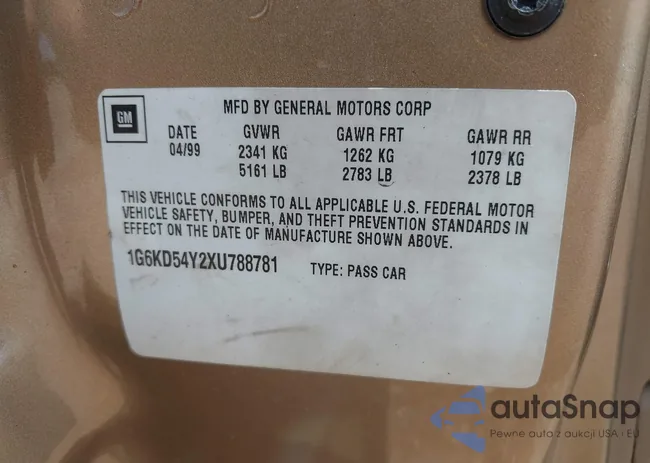 1G6KD54Y2XU788781: 42390531