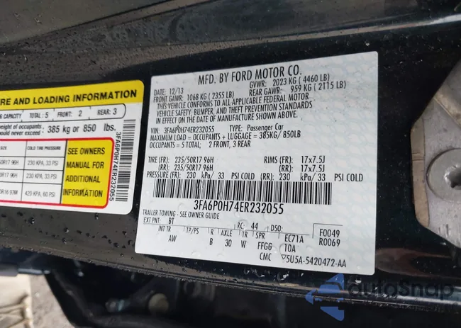 3FA6P0H74ER232055: 42390716