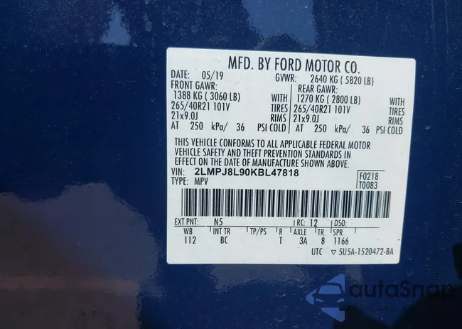 2LMPJ8L90KBL47818: 42390723