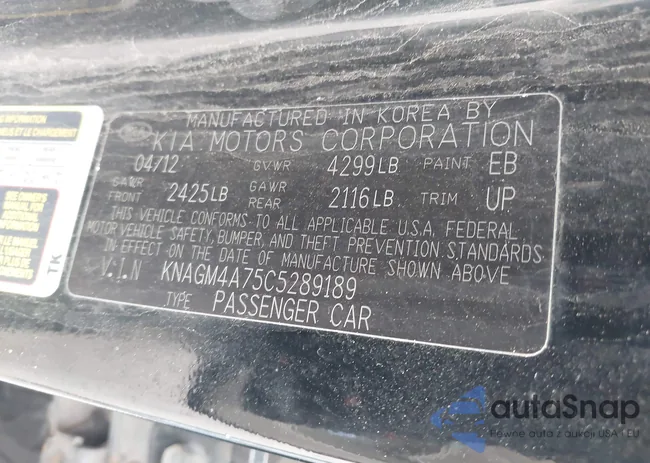 KNAGM4A75C5289189: 42390732