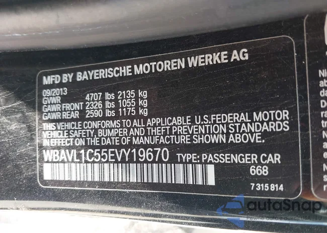 WBAVL1C55EVY19670: 42390736