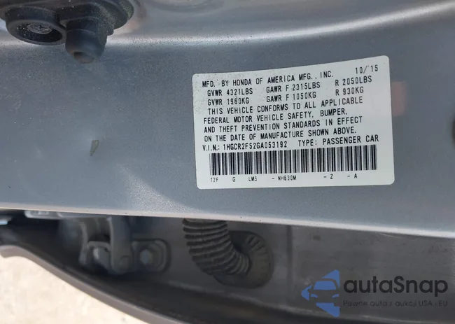 1HGCR2F52GA053192: 42392036