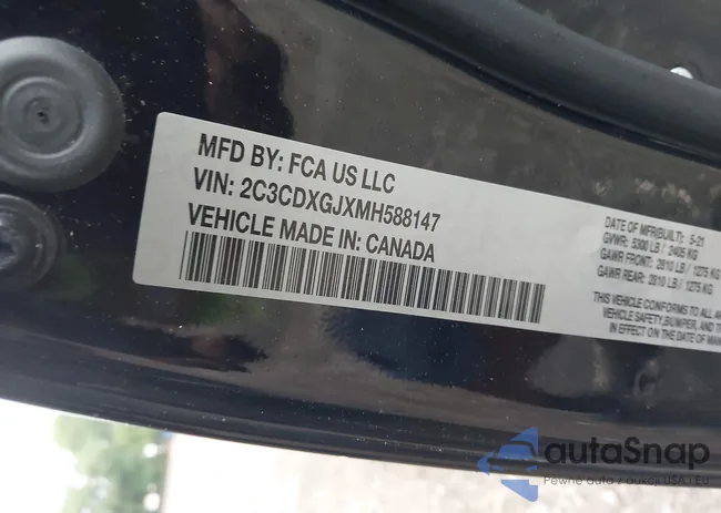 2C3CDXGJXMH588147: 42392279