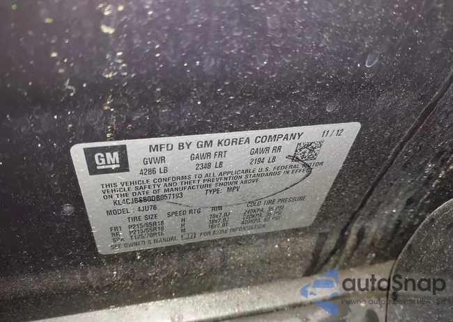 KL4CJBSB0DB057193: 42391501