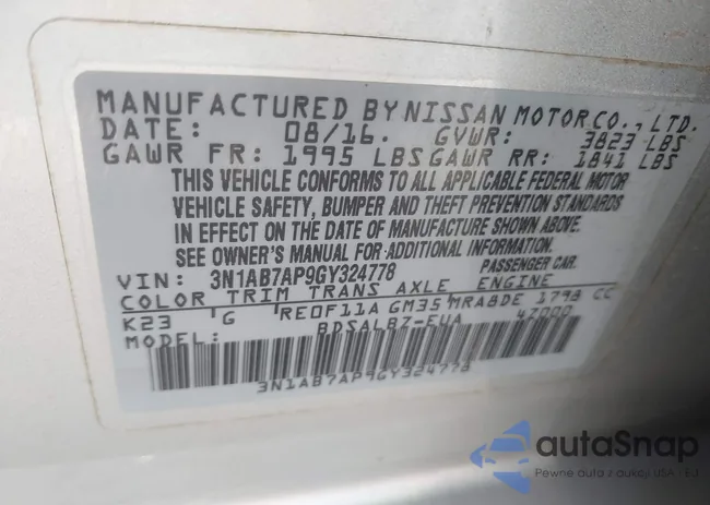 3N1AB7AP9GY324778: 42391829