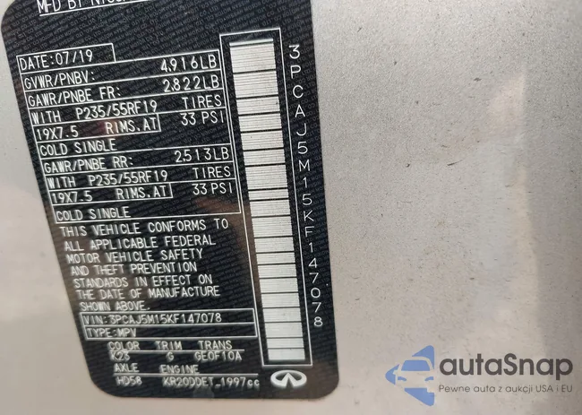 3PCAJ5M15KF147078: 42391865