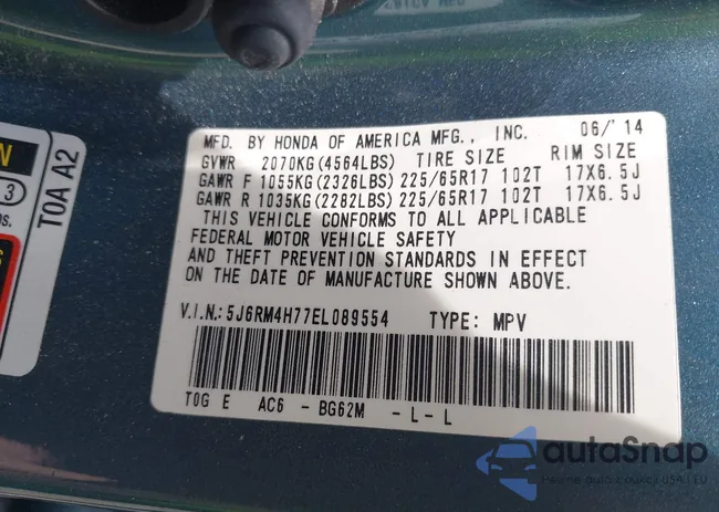 5J6RM4H77EL089554: 42392936