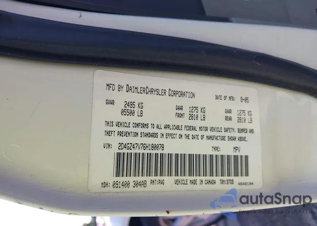 2D4GZ47V76H180078: 42393048
