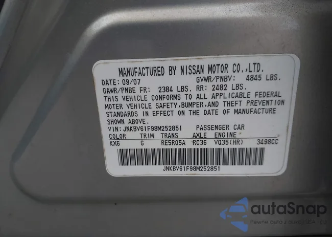 JNKBV61F98M252851: 42393050